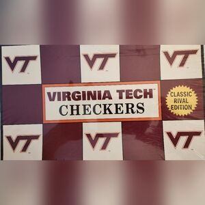 Virginia Tech College Checkers Set